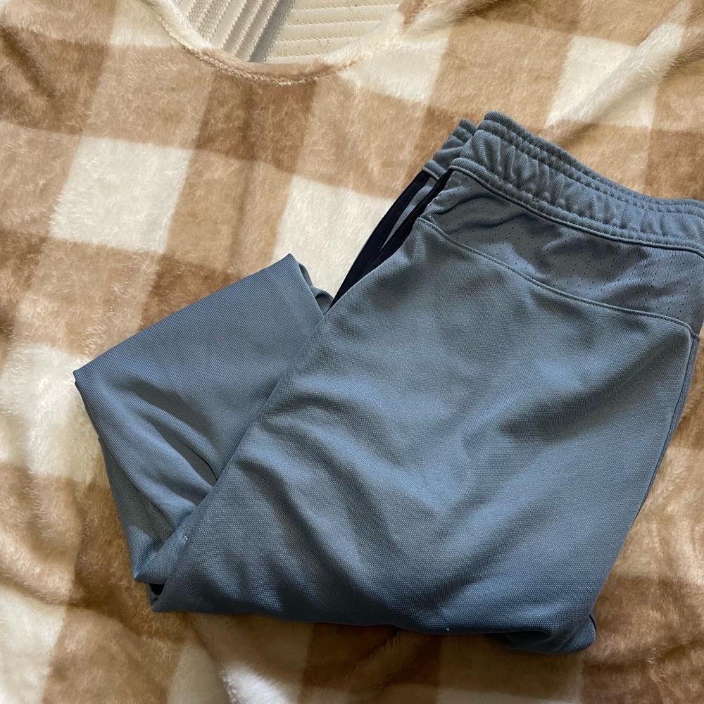 Women’s Gray-Blue Adidas Jogger Pants